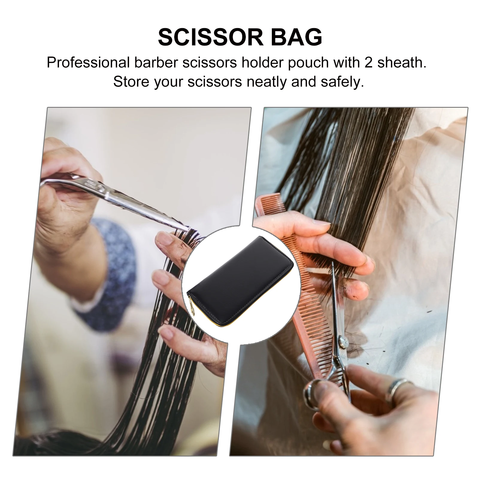 

Quality Travel Haircut Bag ganizer Pouch Carrying DIY Scissor Scissor Case Storage Case