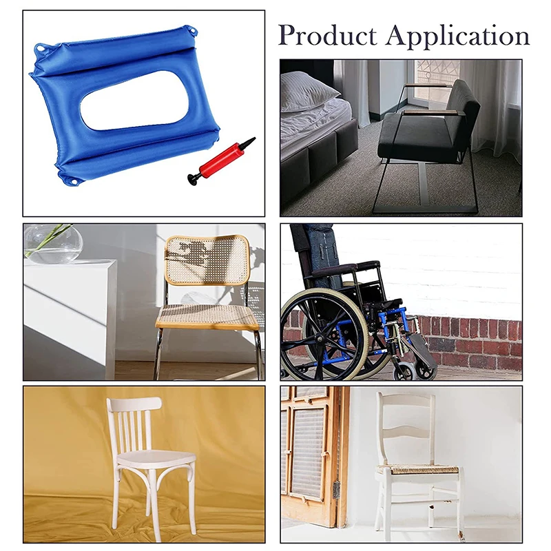 Wheelchair Inflatable Cushion Bed-ridden Elderly Anti-decubitus Buttocks Anti-pressure Sore Seat Cushion Toilet Seat Air Washer