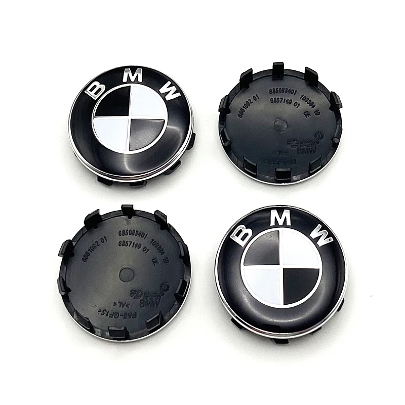 4X BMW Nabendeckel 55MM 36136850834 Radkappepn