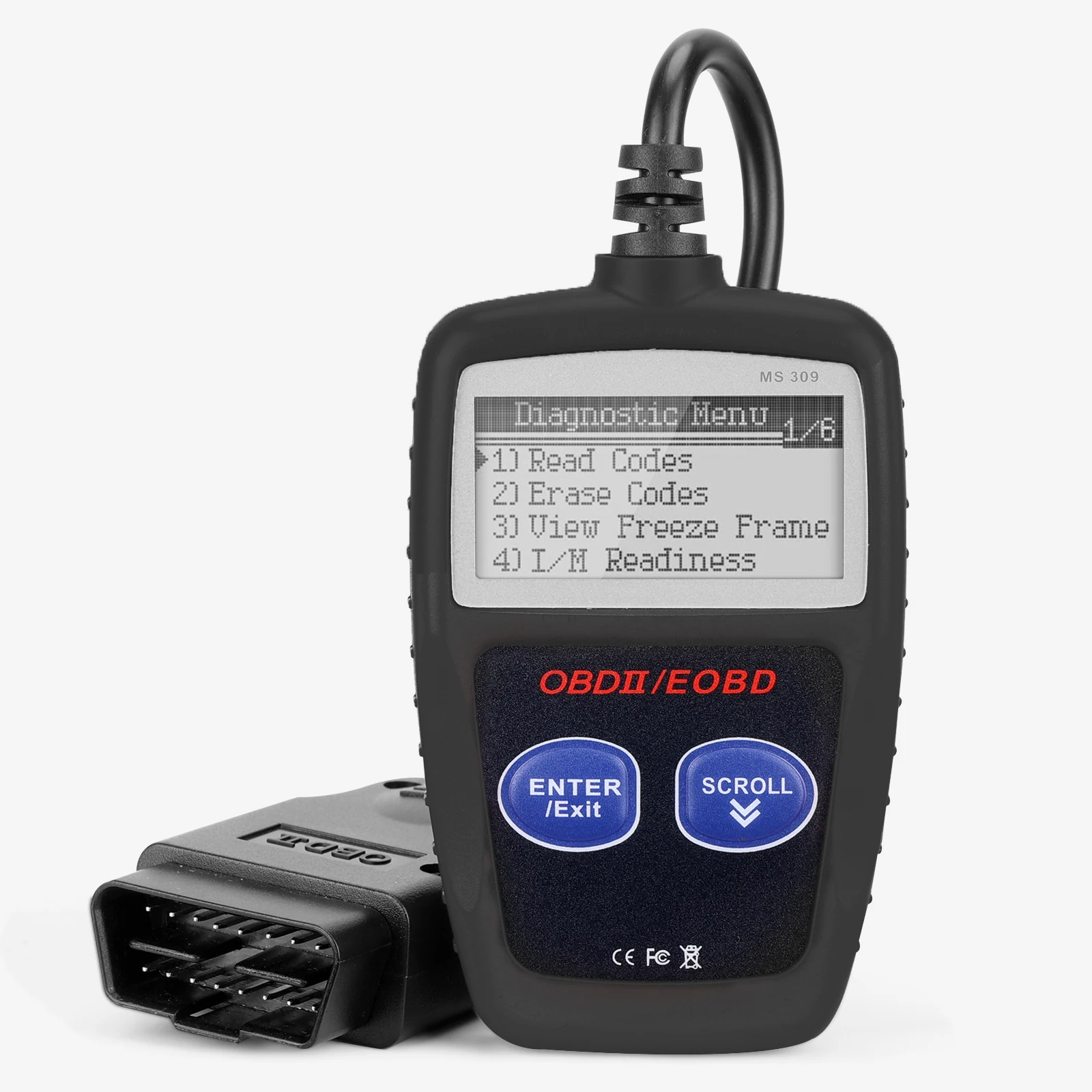 MS309 OBD2-Diagnosescanner Auto-Fahrzeugdiagnosegerät Fehlercodeleser für alle Automodelle mit Bluetooth – Detail 11