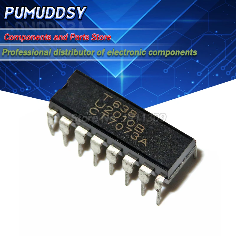 2PCS U2010B DIP16 DIP U2010 DIP-16 In Stock IC