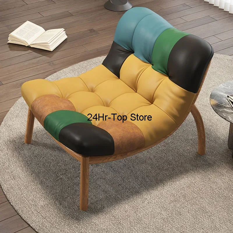 Individual Lazy Living Room Sofas Luxury Lounge Designer Balcony Sofas Relaxing Mid Century Recliner Muebles Trendy Furniture