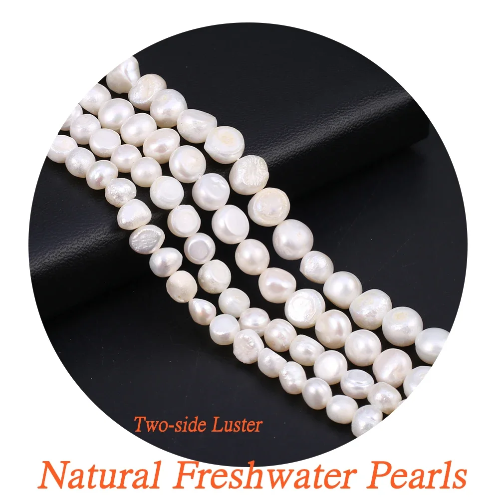 

100% Natural Freshwater Cultured Pearl Beads Luster Bread Pearl Bead for Jewelry Making Diy Necklace Anklet Accessories