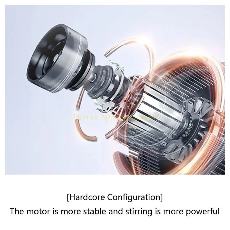 D0AB แบบพกพามือปั่นมือ EU/UK ปลั๊กมือถือเครื่องปั่นมือถือสำหรับซุปอาหารสำหรับเด็กซุป