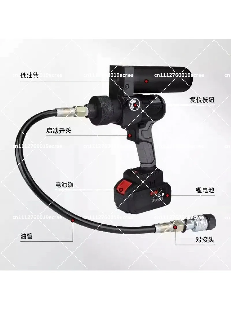 Portable Ultra-Small Electric Hydraulic Pump Handheld Battery Powered 70MPa High Pressure Fluid Tool