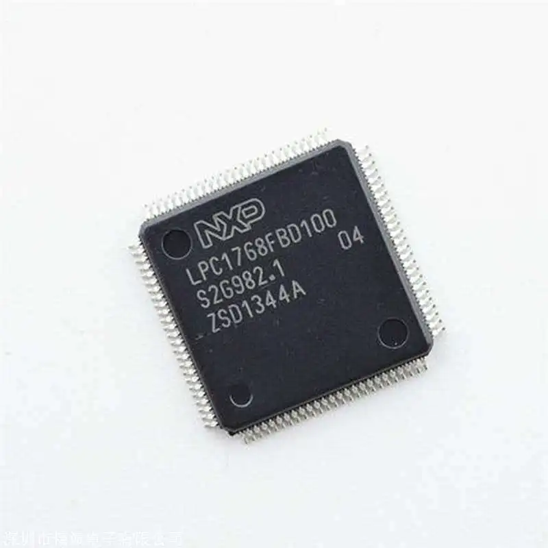 10Pcs/lot LPC1768 LPC1768FBD100 QFP100 New Original ARM Microcontrollers - MCU 512kB flash, 64kB SRAM