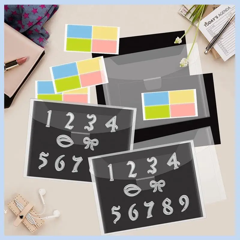 

AS63-48PCS Набор для хранения высечек с сумками для хранения штампов и штампов, резиновыми магнитными листами и этикетками с этикетками