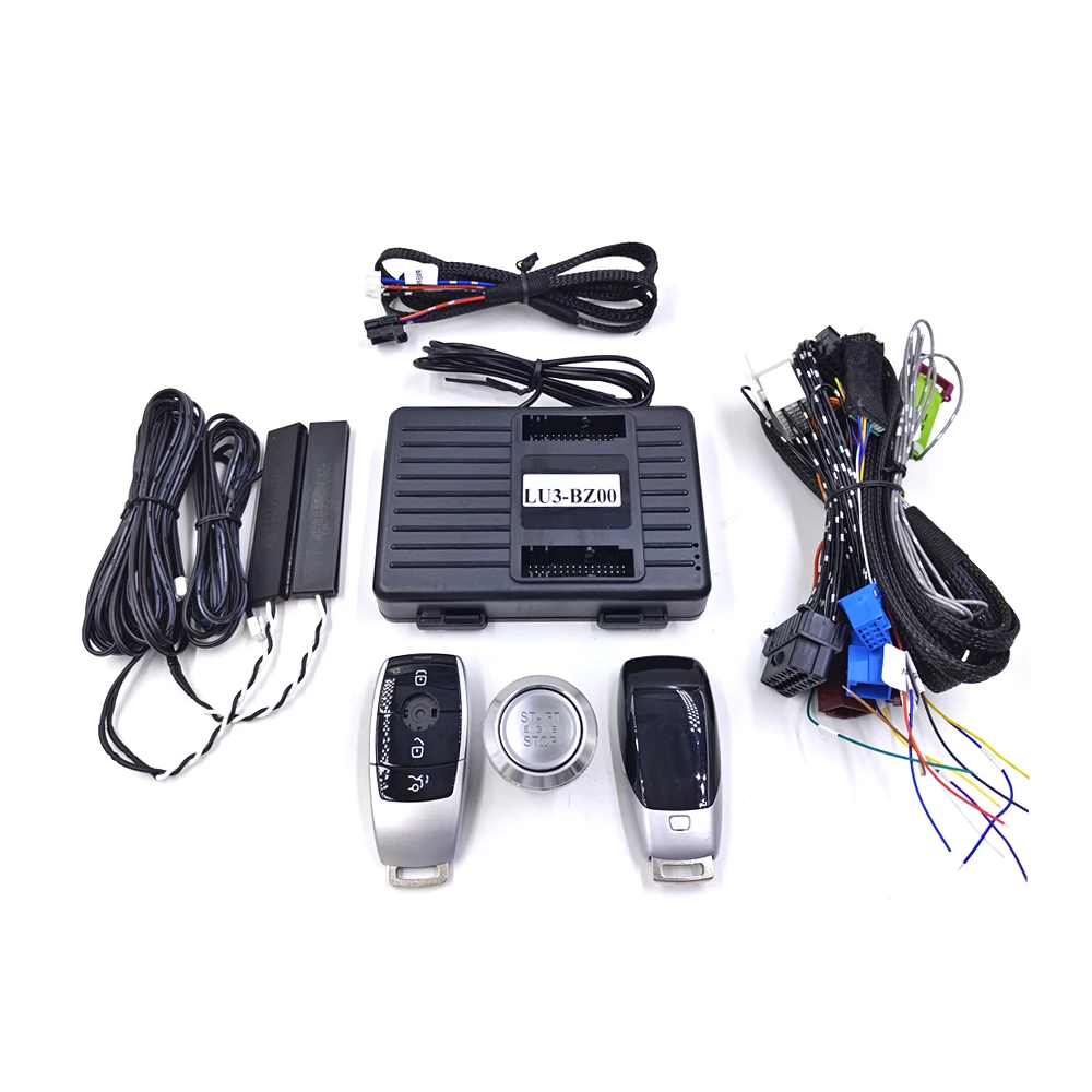 For Mercedes Benz E GLK Upgrade Engine Push Start Stop System Remote Starter Keyless Entry Plug Play Car Accessories