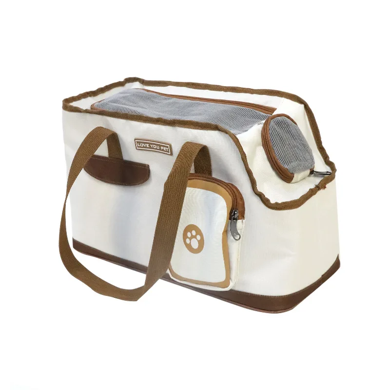 Pet Handbag Cat Dog Outdoor Folding Shoulder Double Backpack Crossbody Breathable Outdoor Car Safety Space Capsule Supplies