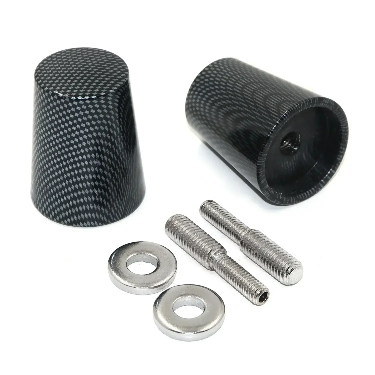 

Motorcycle Handle Bar Ends Carbon Style for Suzuki Gsxr 750 1996-2006,Yamaha R1 1998-2007