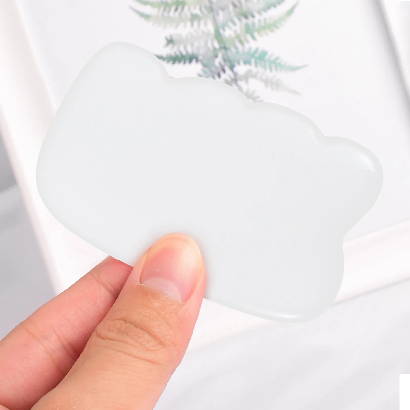 

4Pcs Gua Sha Board Natural Jade Scraping Tool Neck Face Body Massage Facial Muscle Relaxation Pain Relief Spa Massager
