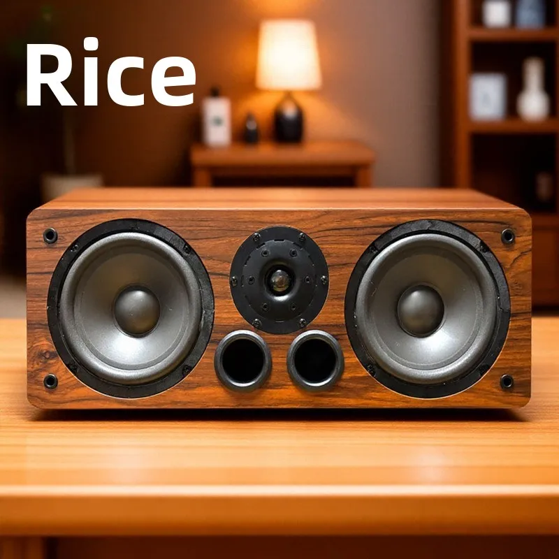6.5 Inch Central Speaker 5.1 Power Amplifier Passive Audio, Home Theater High Fidelity Central Surround Speaker Box
