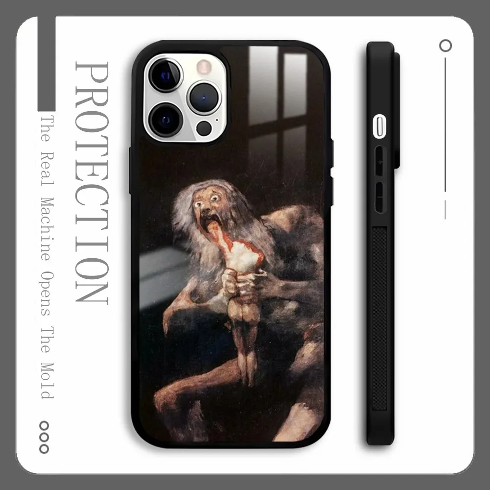 Spain Francisco Goya Art Phone Case For IPhone 16 15 14 13 12 11 Pro Xs Max Mini Plus Celulares Hard Funda