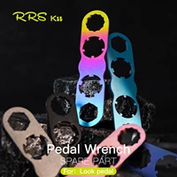 RRSKIT-llave de desmontaje de Pedal de bicicleta, adecuada para Pedal LOOK K-E-O, herramienta de llave de Pedal de desmontaje de aleación de titanio de rango completo