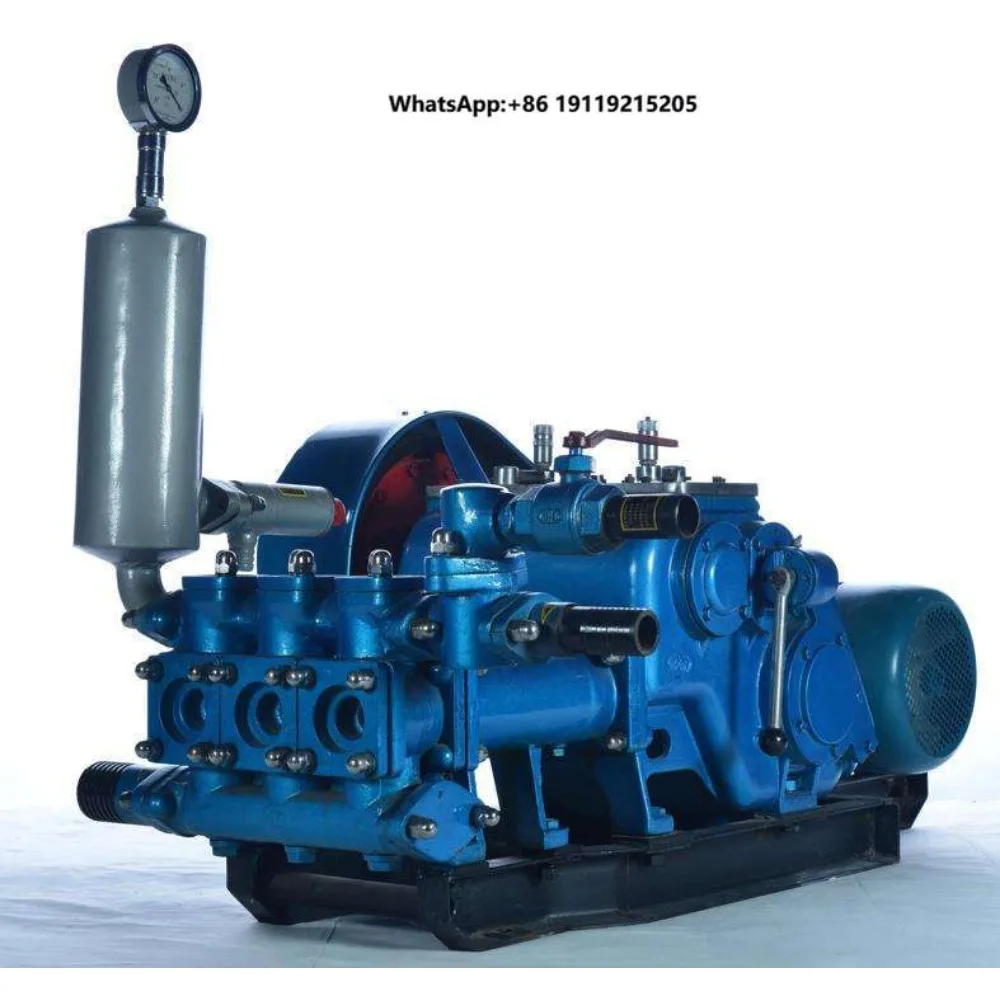 BW250 Mud Pump for Water Well Drilling Work Portable Drilling Mud Pump for Borehole Drilling Rig