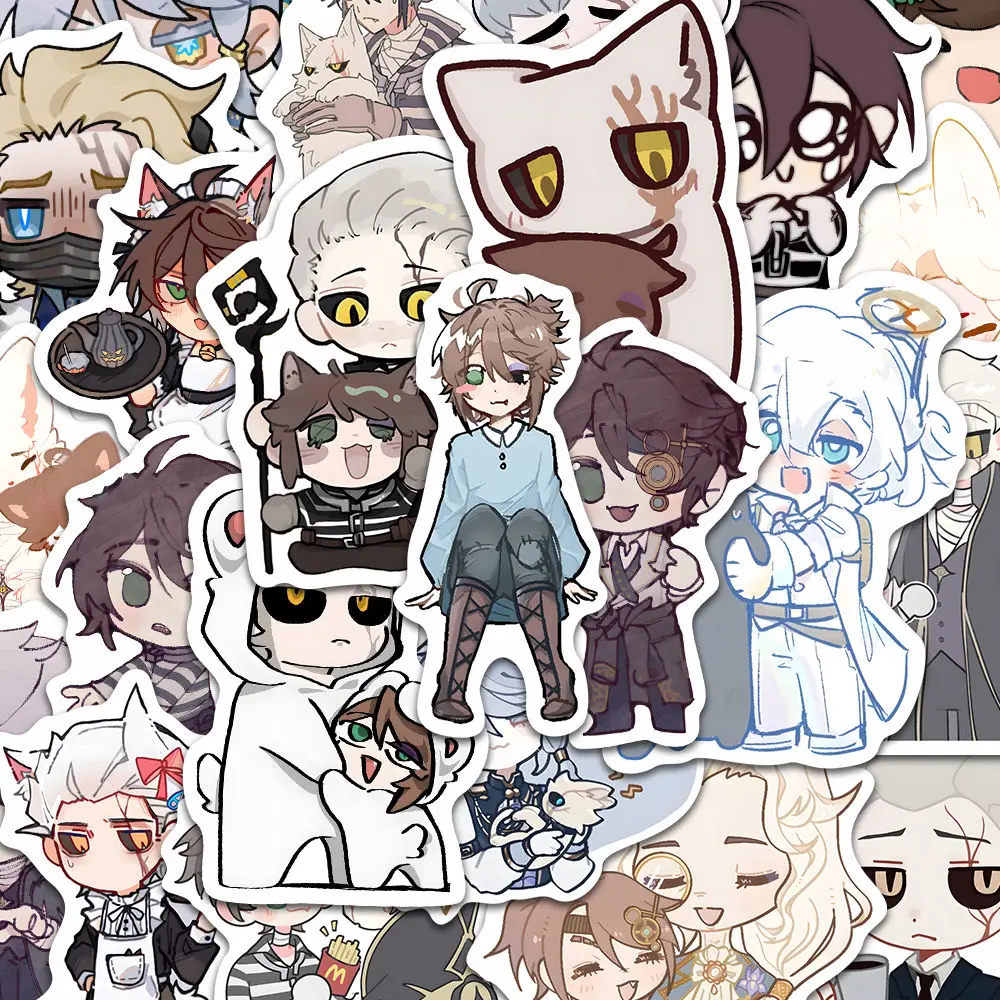 10/64 قطعة أنيمي الهوية الخامس لوكا البلسا ايسوب كارل المحنط ملصقات DIY بها بنفسك دفتر الهاتف سكيت الغيتار الديكور هدية #4