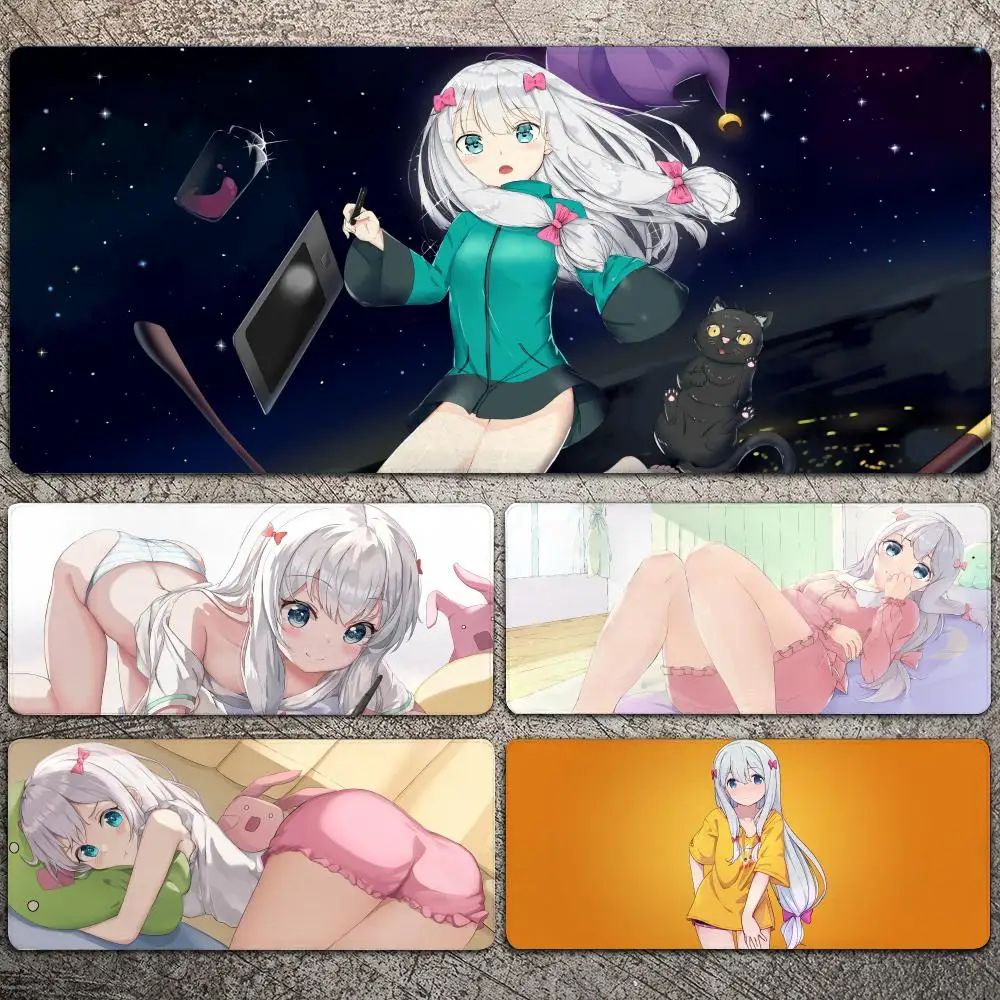 

ANIME Izumi Sagiri Figure Mousepad Large Gaming Mouse Pad LockEdge Thickened Computer Keyboard Table Desk Mat