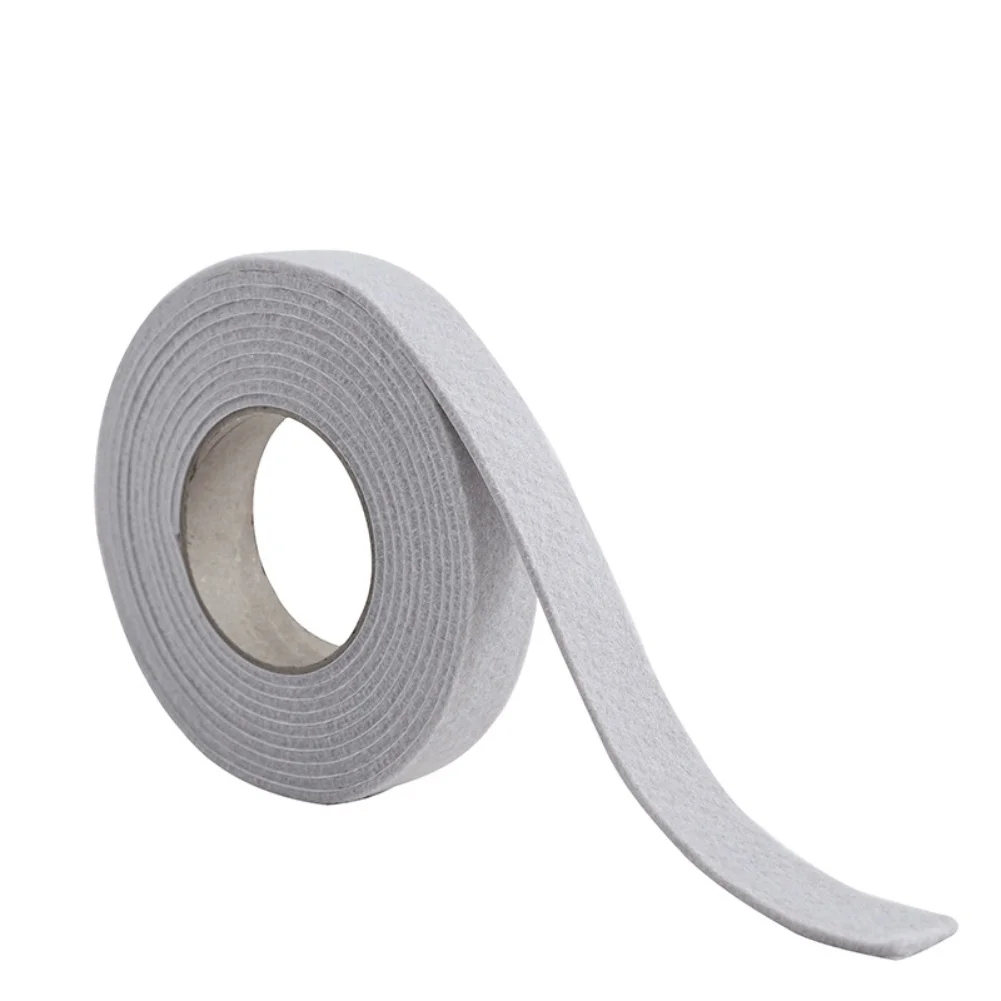Moisture Seal Strip Window Felt Tape Thickened Felt Non-woven Fabric Blend Self-adhesive Backing Customizable Length As Shown