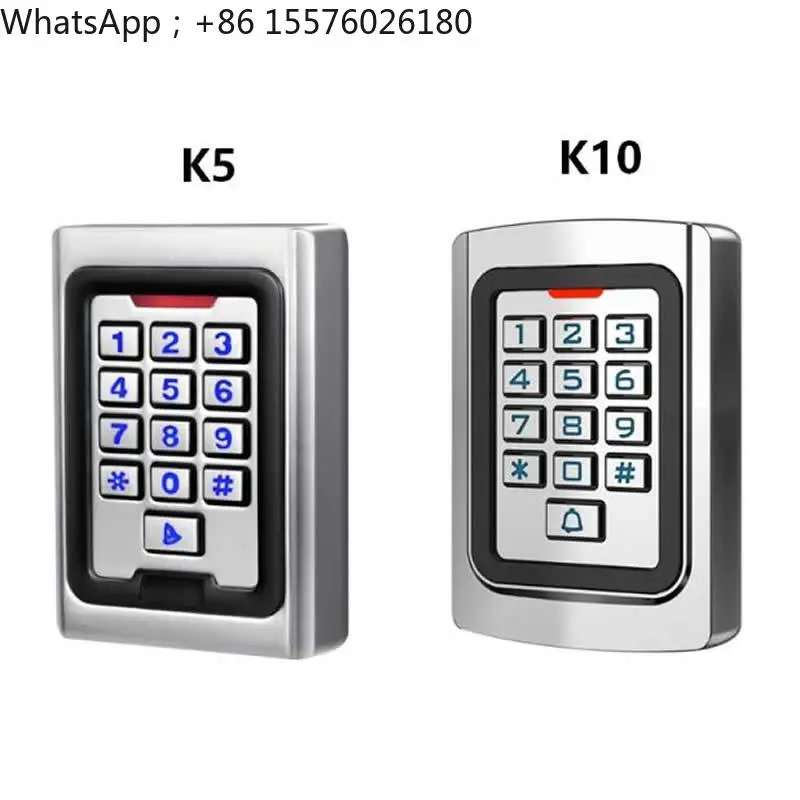 K5EM metal waterproof access control all-in-one machine glue filling K5MF card reader ID card IC card password reading head back