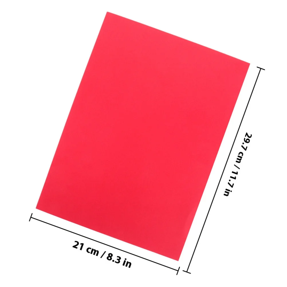 100 ورقة بطاقات ورقية ملونة من البطاقات DIY بها بنفسك الحرف اليدوية سكرابوكينغ بطاقات المعايدة لوازم صنع الفن بطاقة الأسهم ورقة