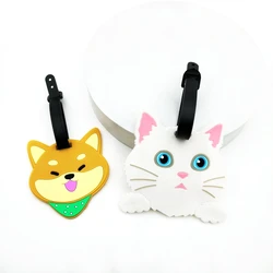 1pc Cute Kitten, Puppy, Animal Luggage Tag Hanger, Airport Loss Prevention ID Tag, Must Have for Men and Women on outings and bu