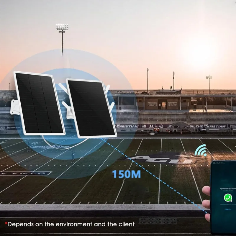 Solar 4G router Wireless WIFI router Waterproof and dustproof double board