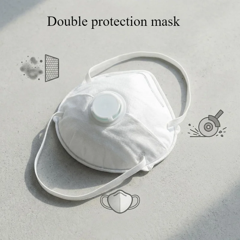 20 個/40 個/60 個防塵マスクバルブ付きマスク防臭フ - Kn95 Respirator Mask のレビューと価格