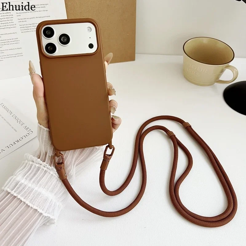 Offizielles Lanyard-Etui für iPhone 17 Pro Max 14 12 11 13 15 16 Plus 17 Air Stoßfeste Candy Crossbody Halskordel-Schutzhülle – Detail 19