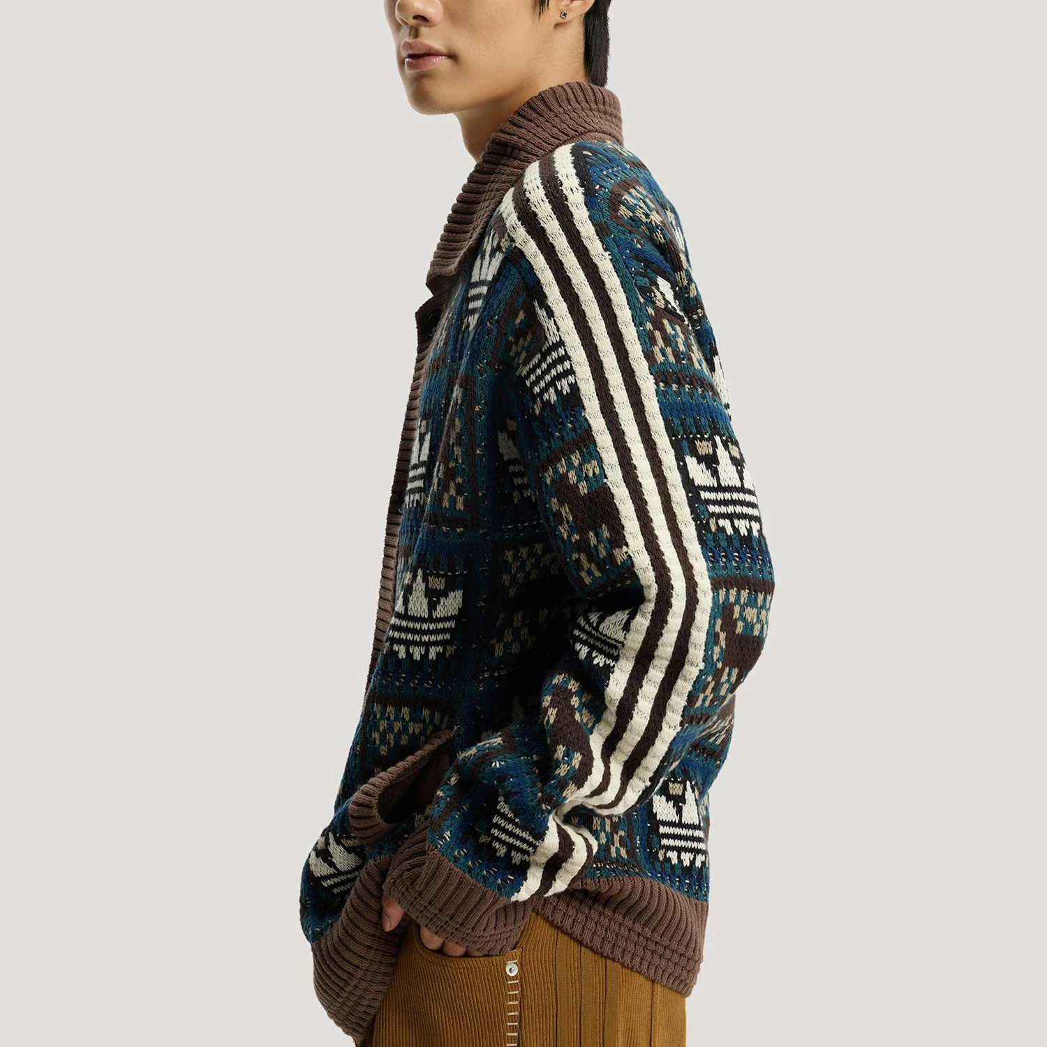 Adidas genuine Trefoil Men's a - Retro Gaming Jacket 评论和价格