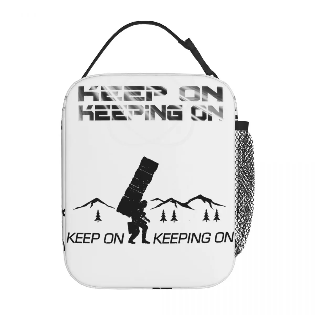 

Keep On Keeping On Death Stranding Insulated Lunch Bag Thermal Bag Meal Container Large Tote Lunch Box Men Women Beach Picnic