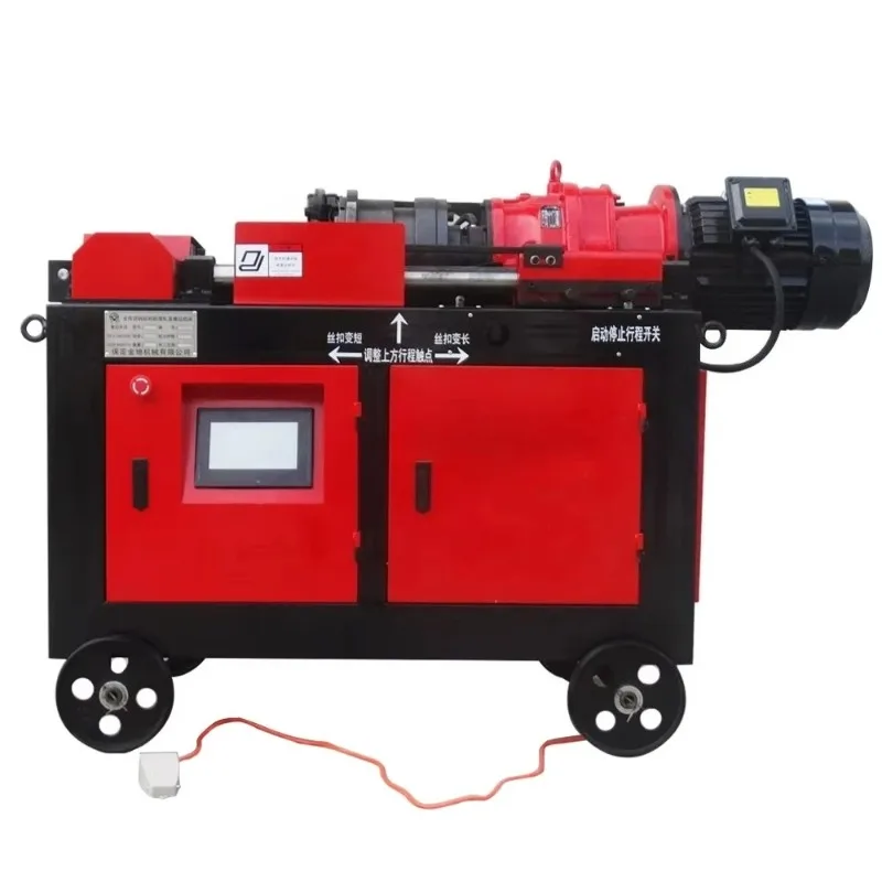 Fully Automatic Electric 7.5KW Rebar Thread Rolling Machine New Construction Bar Threading Machine with Core Motor Components