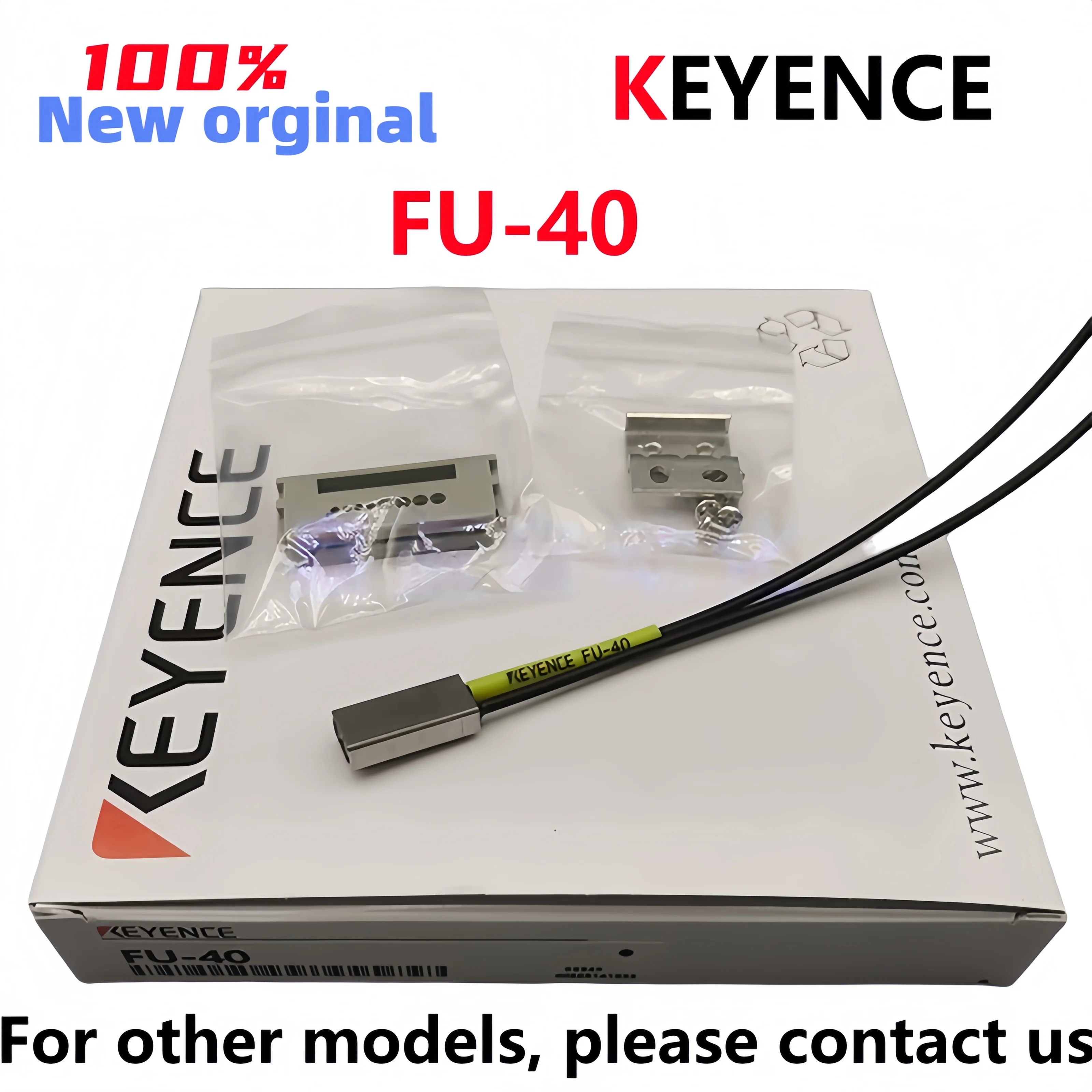 Brand new Original FU-40 KEYENCE High precision wide area opposing optical fiber