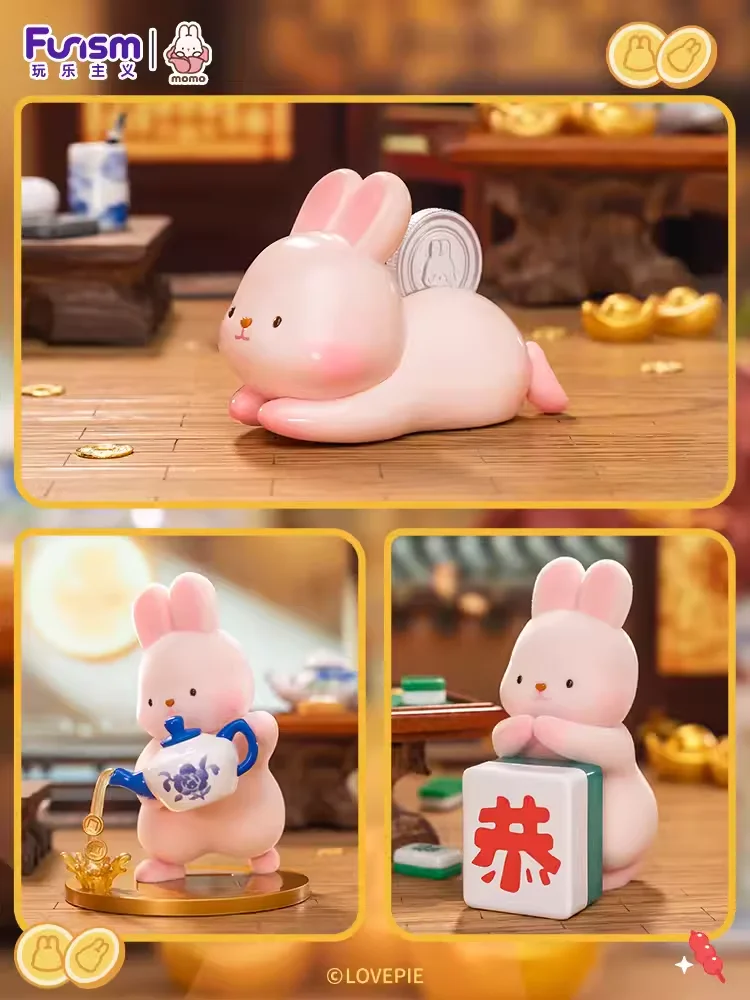 MOMO Bunny Congratulate Blind Box Toys Mystery Box