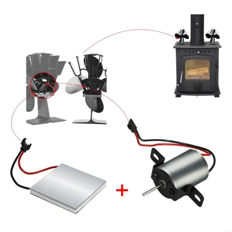 2025 New Place Fan Phan Phans Motor Motor Fan Power Generator Home Home سخان استبدال #2