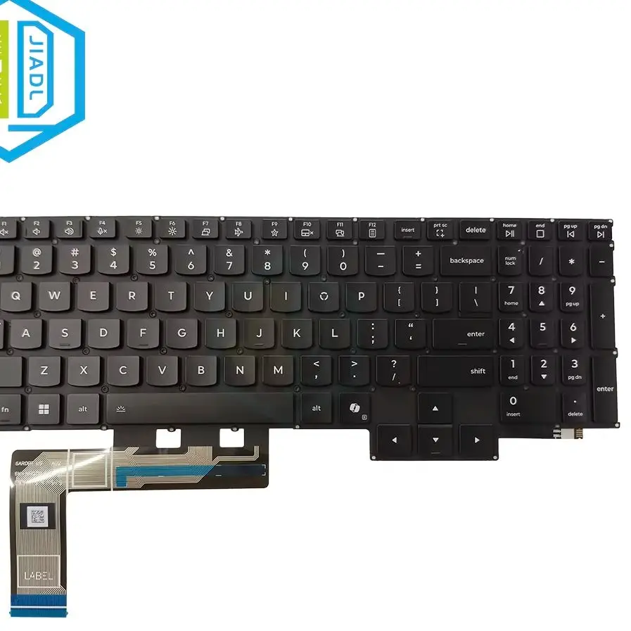 US English RU Russian 4-pin Single Light AI Laptop Black Keyboard For Lenovo LOQ 15IRX10 15AHP10 15AHP11 15IPH11 LOQ 17IRX10