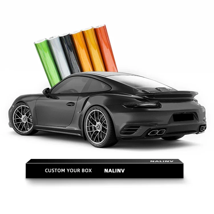 TPU 6 Years Warranty Car Protective Wrap 7.5mil Paint Protection Film in Clear Matte Black Car Stickers