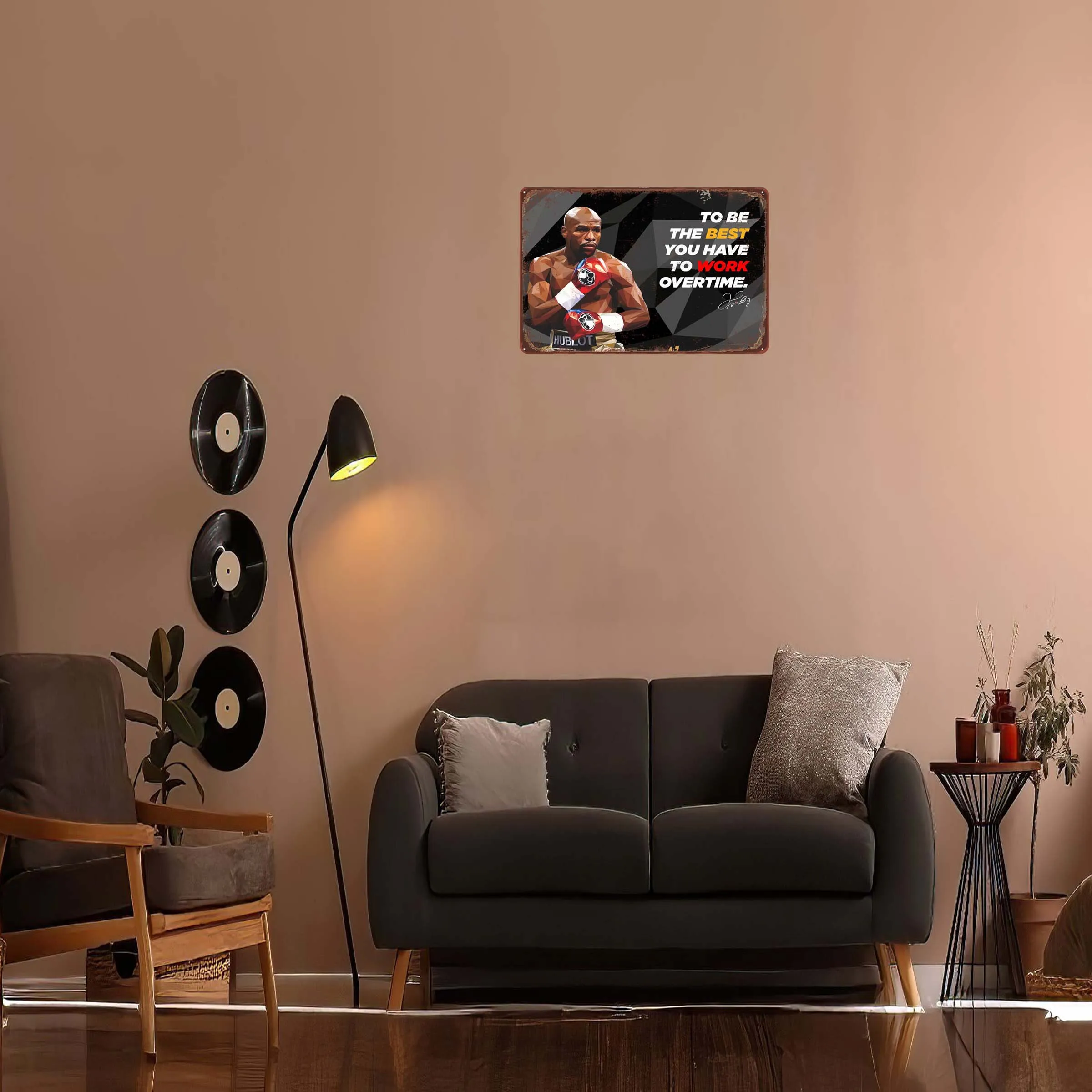 Floyd Money Mayweather Jr Wall Decor Vintage Metal Signs for Pub Club Coffee Bar Wall Decoration Home Decorations Poster Room