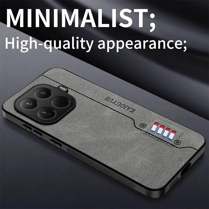 Für Xiaomi Mi 15T Pro Fall für Xiaomi 15T Abdeckung Luxus PU-Leder Hartplastik Stoßfest Telefon Funda schutz Capa