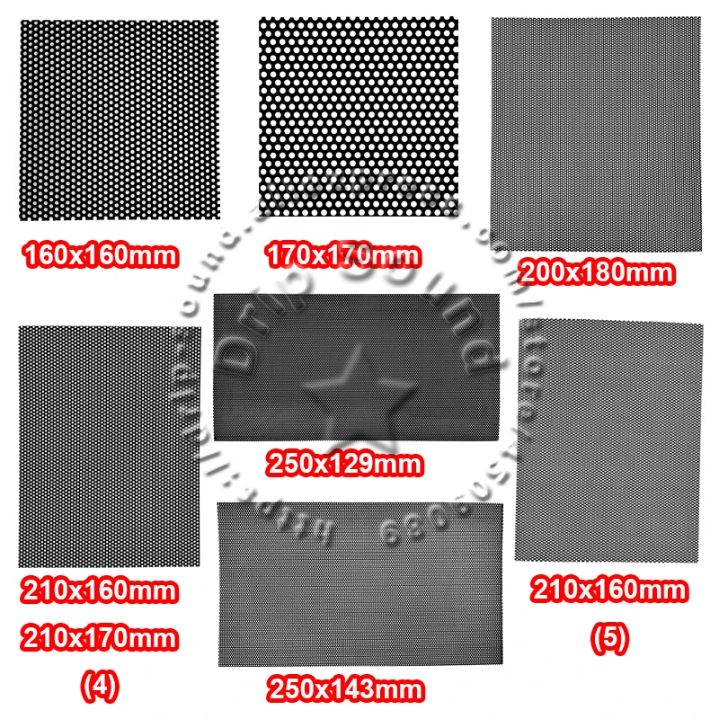 

200x180/250x143/210x170/170x170mm Audio Speaker Conversion Net Cover Decorative Circle Square Metal Mesh Grille Protection