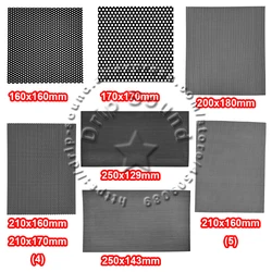 200x180/250x143/210x170/170x170mm Audio Speaker Conversion Net Cover Decorative Circle Square Metal Mesh Grille Protection