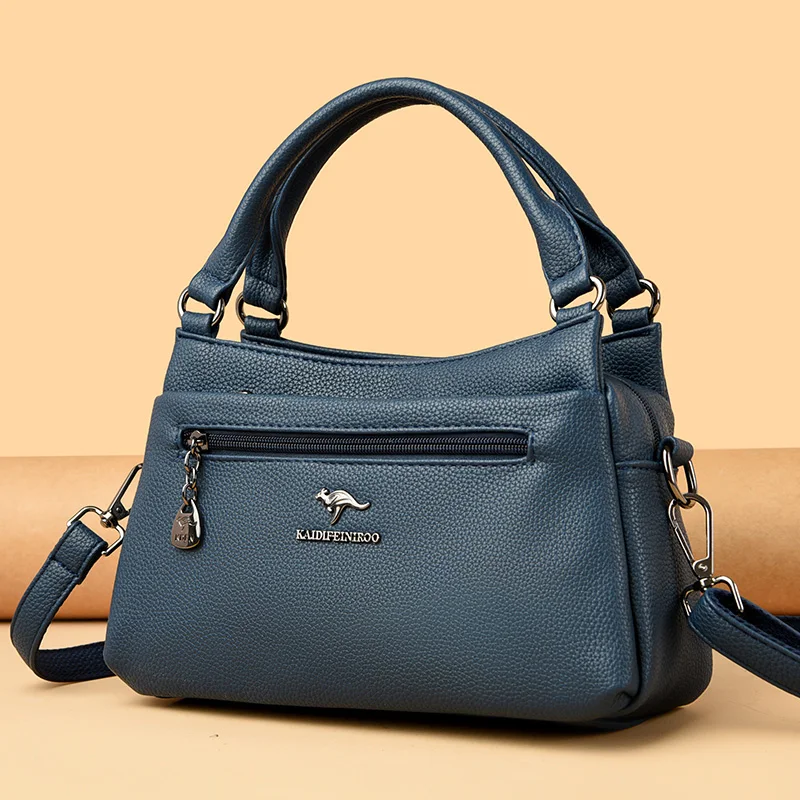 Borse a tracolla in vera pelle donna 2023 borse di tendenza borse a tracolla con marchio da donna 100% pelle di mucca Sac Casual di lusso