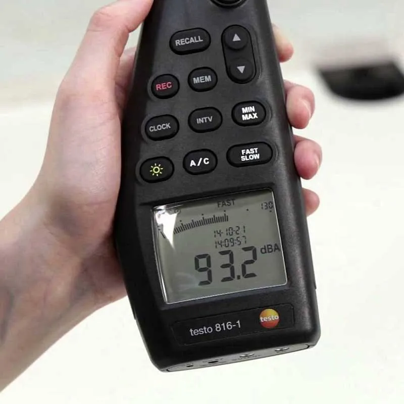 New Genuine Testo 816-1 Sound Level Meter Portable Datalogger Noise Measuring Instrument
