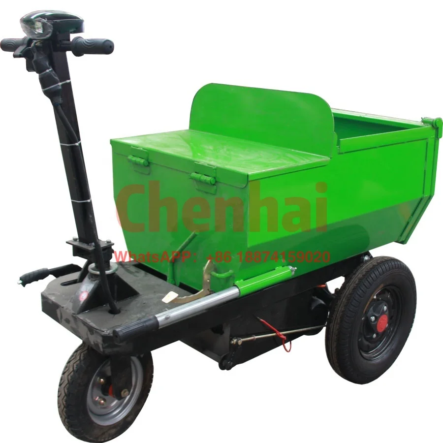 500kg fuel tanker truck 1000w Electric handcart tricycle motorcycle electric engine dumper forklift with electric motor