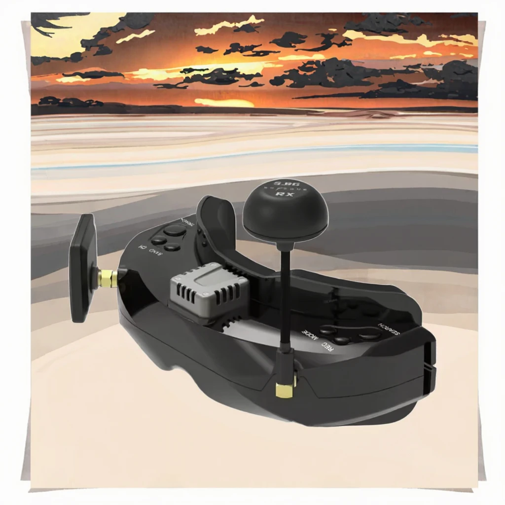 2026 Hot sellingSKYZONE SKY02O FPV Goggles 600x400 OLED 5.8G Steady View Diversity RX HeadTracker & Fan DVR RC Racing Fpv