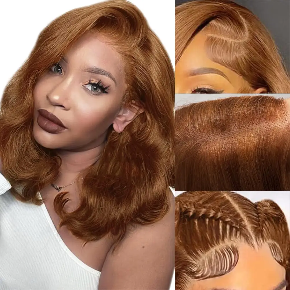 

Wig Human Hair 13x4 HD Lace Front BOB Wigs for Black Women Human Hair Glueless Wigs Human Hair Pre Plucked Pre Cut 180% Density