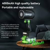 BOOSTER TF64-C household handheld high-power detachable turbine water-blowing and dust-removing violent fan