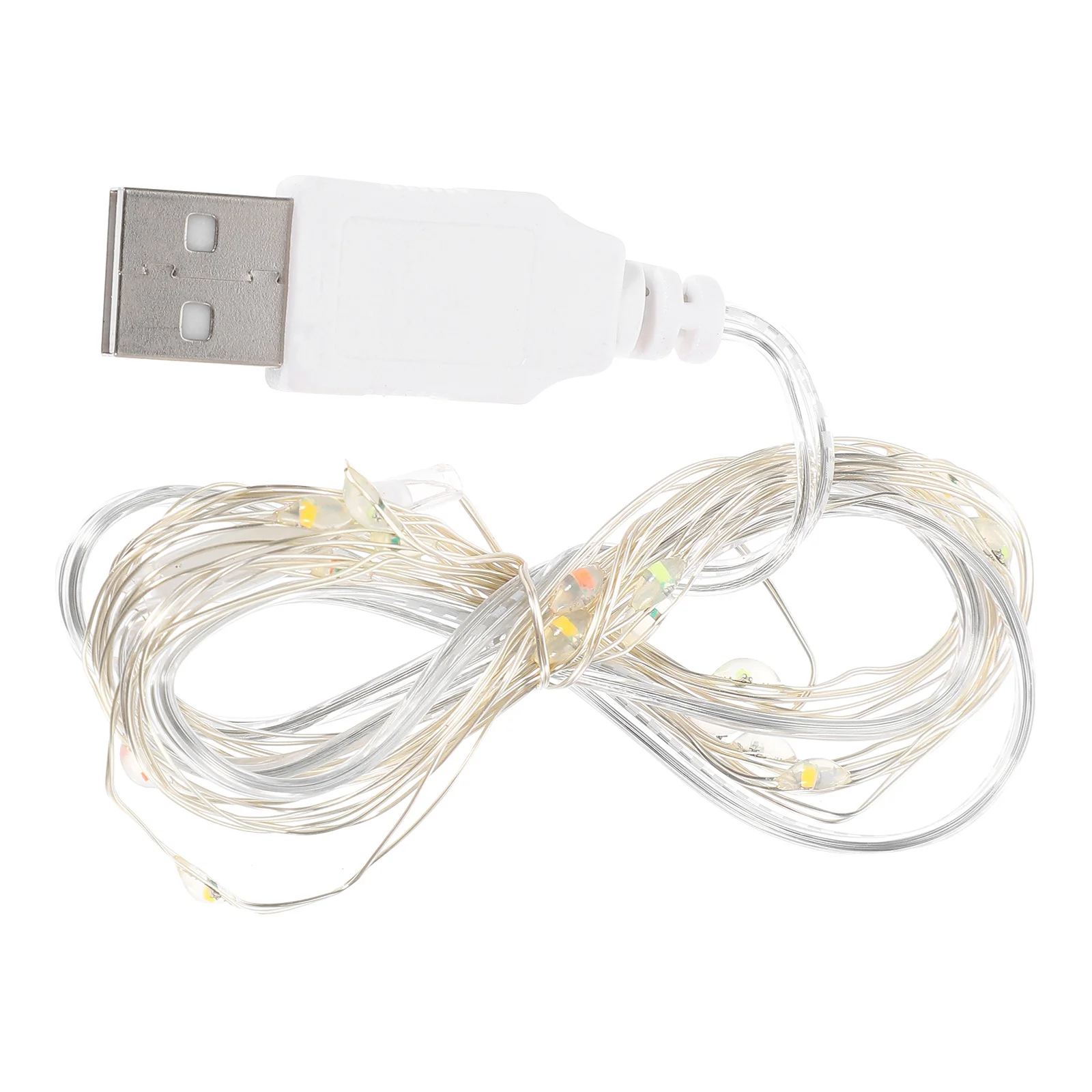 200 سنتيمتر Usb مصباح ليد سلسلة 2 متر مصباح للزينة احتفالي حفلة معلقة حلية عيد الميلاد ضوء ديكور مهرجان استخدام مصباح للمنزل