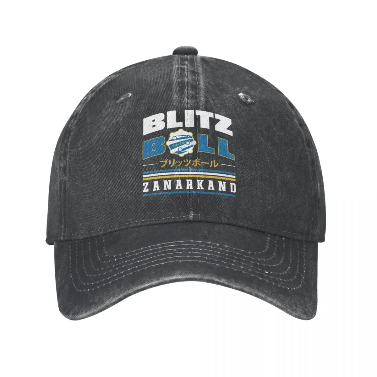 

Винтажные бейсболки Blitzball в стиле унисекс Final Fantasy, потертые кепки, модная кепка Snapback для активного отдыха