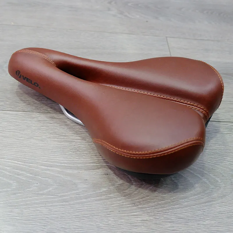 P8 Original Black Cushion Folding Bicycle Seat Breathable Double Track Saddle Durable Factory Seat Brown Cycing Cushion