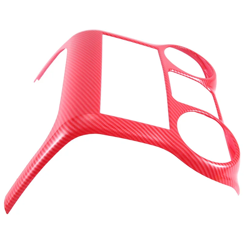 

Unusual Car Modification Parts Center Console Decorative Panel Interior Red Carbon Pattern For Jeep Wrangler JK 2011-2017